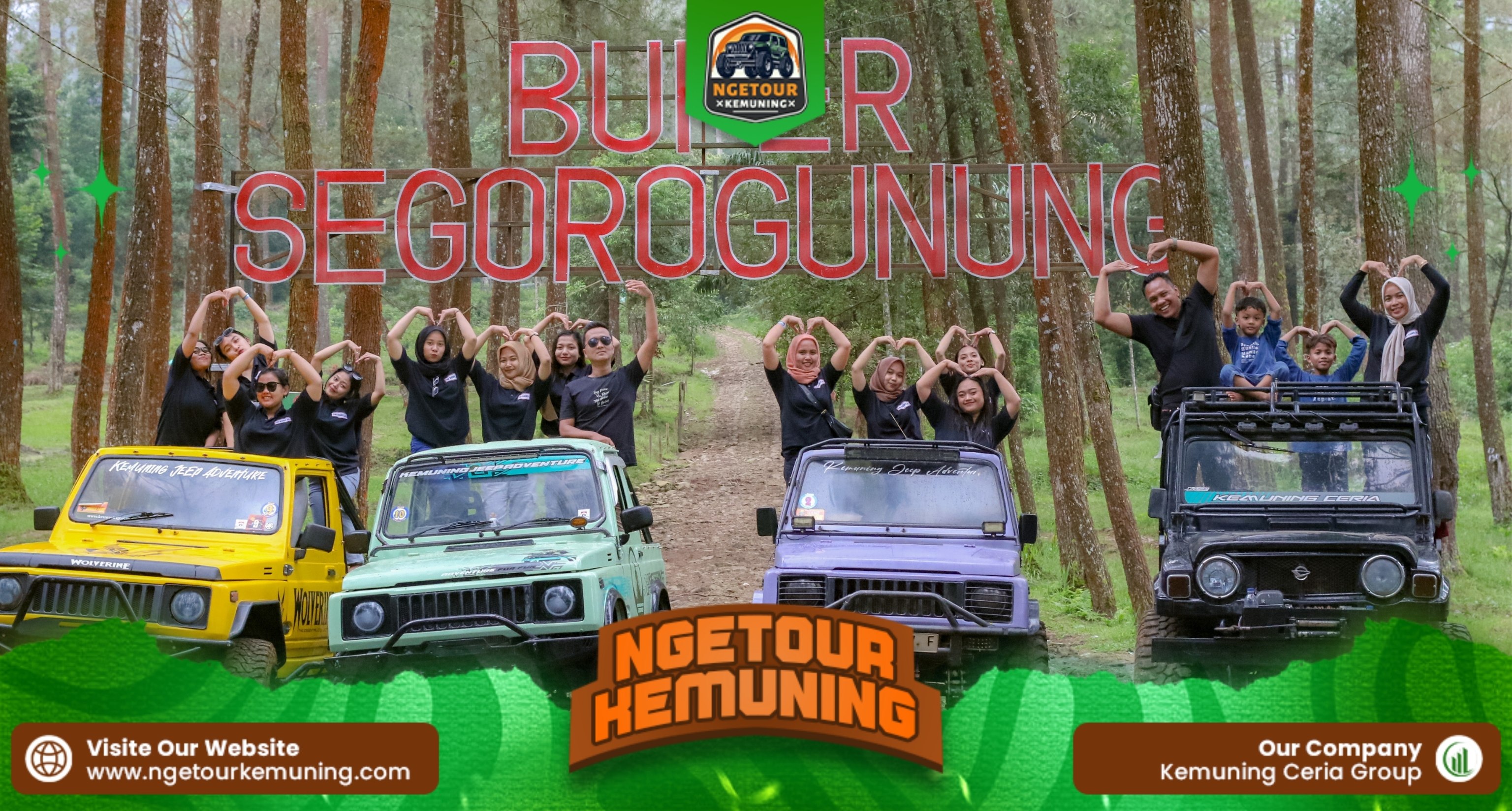 Paket Trip Short 3 di Kemuning